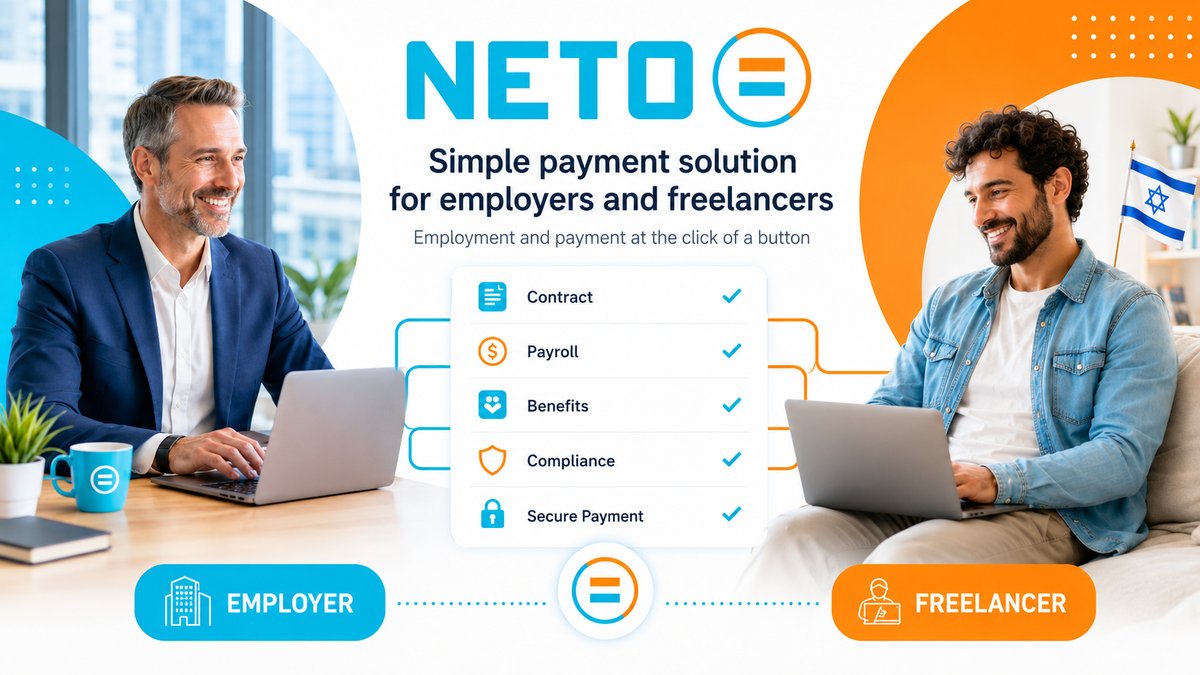 Freelancer invoicing and getting paid in Israel without a tax file via NETO