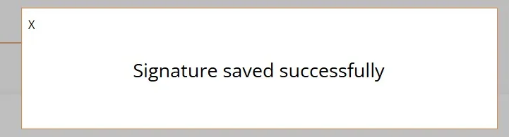 Confirmation that the invitation was sent to the freelancer