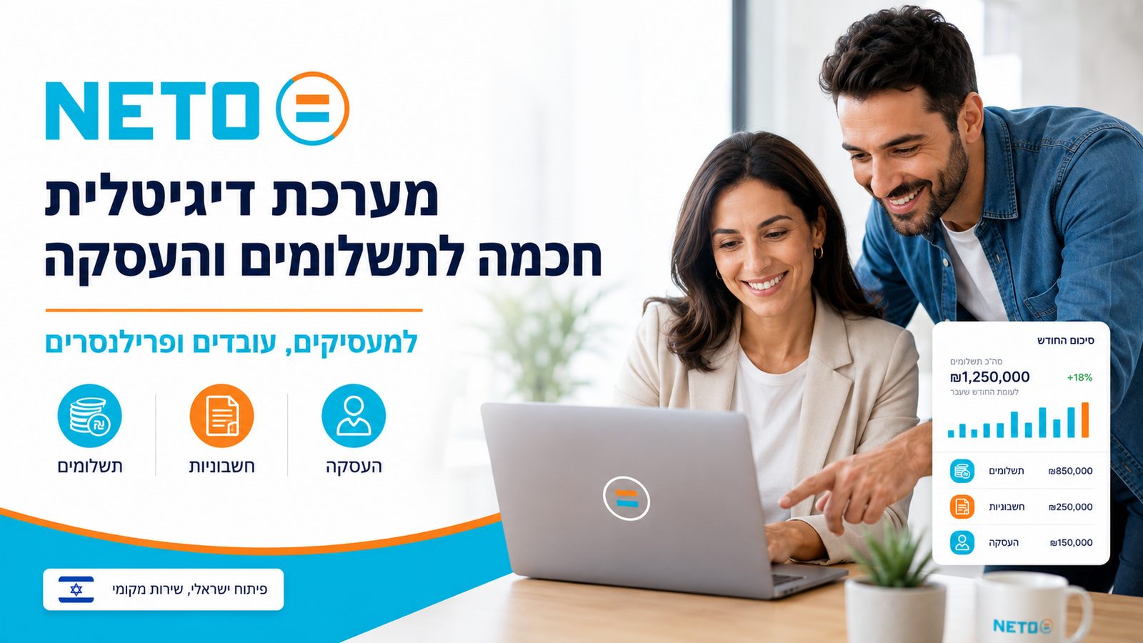 תהליך עבודה מסודר · תיעוד, תשלום והבנת המסלול