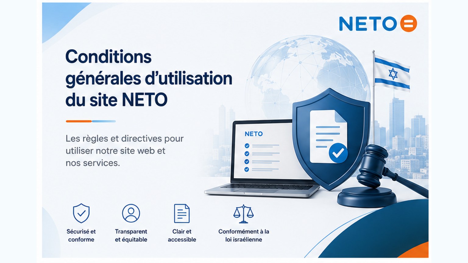 Conditions d'utilisation du site NETO · les règles, les engagements et les conditions d'utilisation des services du site
