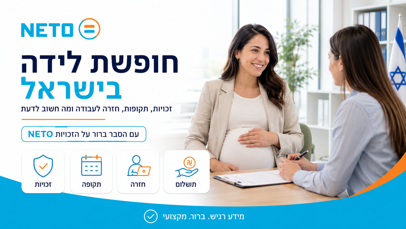 חופשת לידה בישראל · תקופת לידה והורות, דמי לידה וזכויות הורים