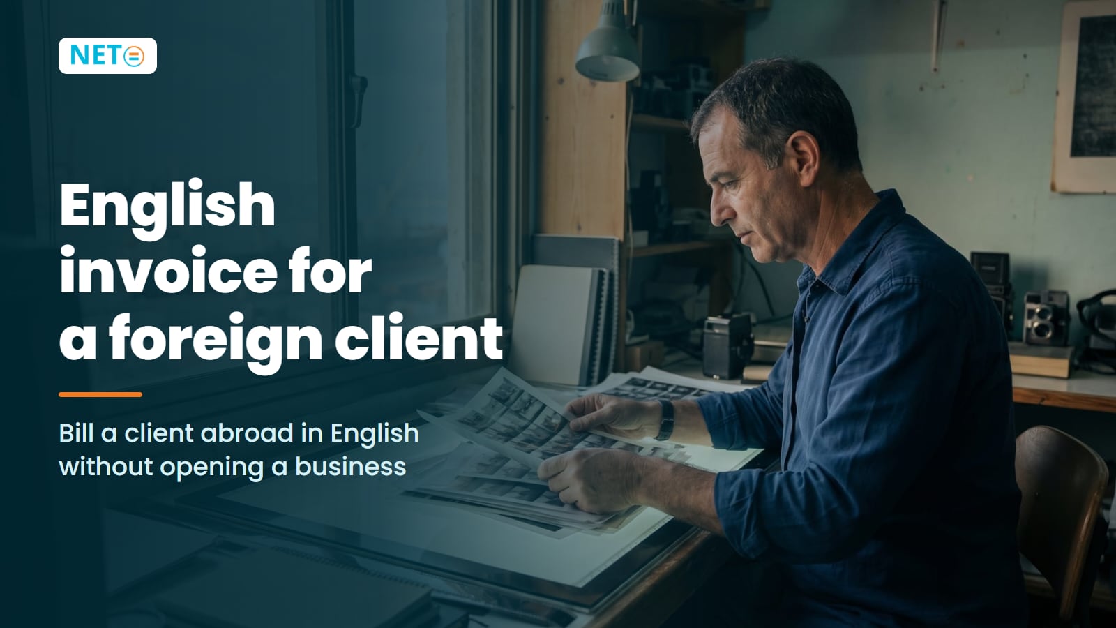 English Invoice for a Foreign Client, Without Opening a Business · NETO ("נטו עבודה") English Invoice for a Foreign Client, Without Opening a Business · NETO ("נטו עבודה")