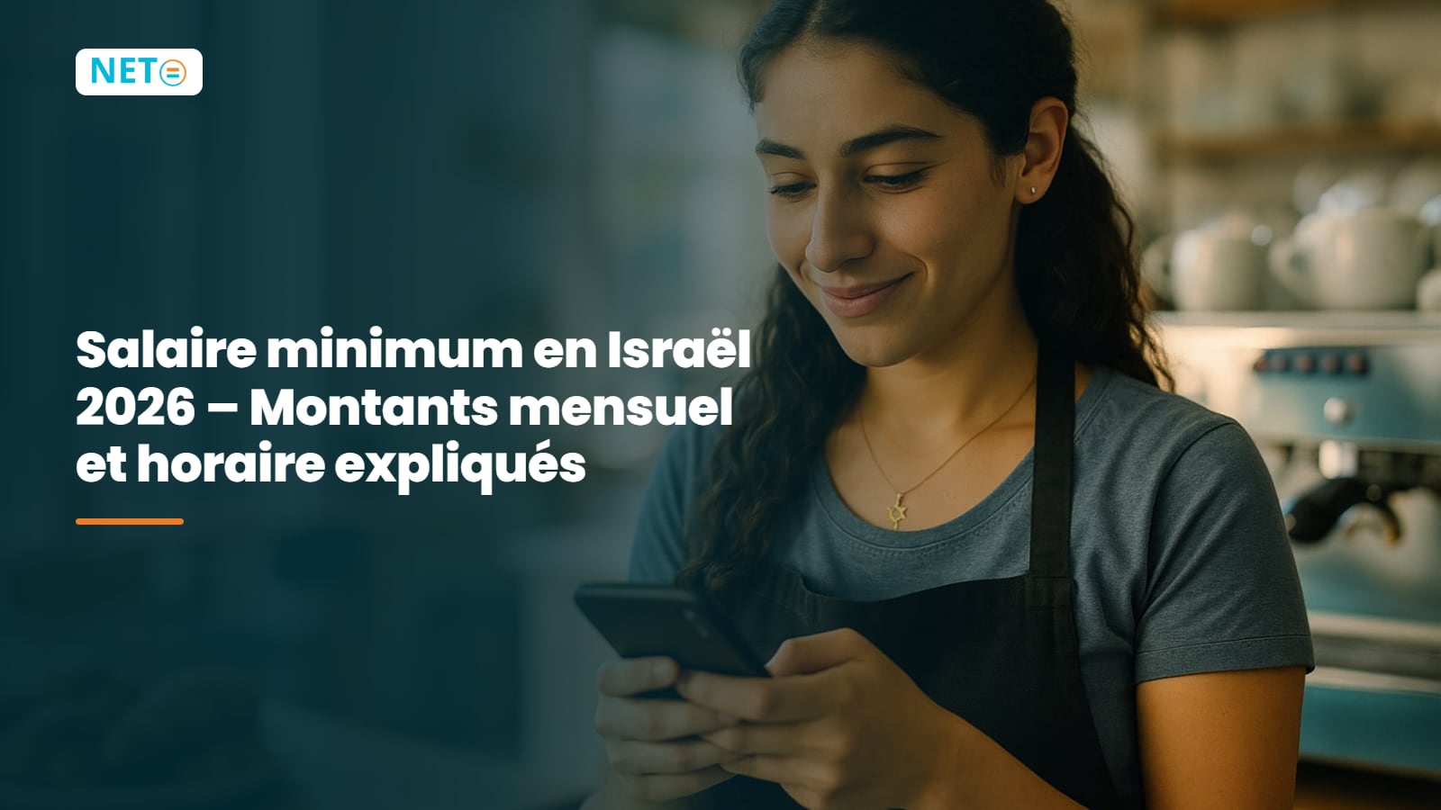 Salaire minimum en Israël 2026 : 6 443,85 ₪/mois et 35,40 ₪/h · NETO ("נטו עבודה") Salaire minimum en Israël 2026 : 6 443,85 ₪/mois et 35,40 ₪/h · NETO ("נטו עבודה")