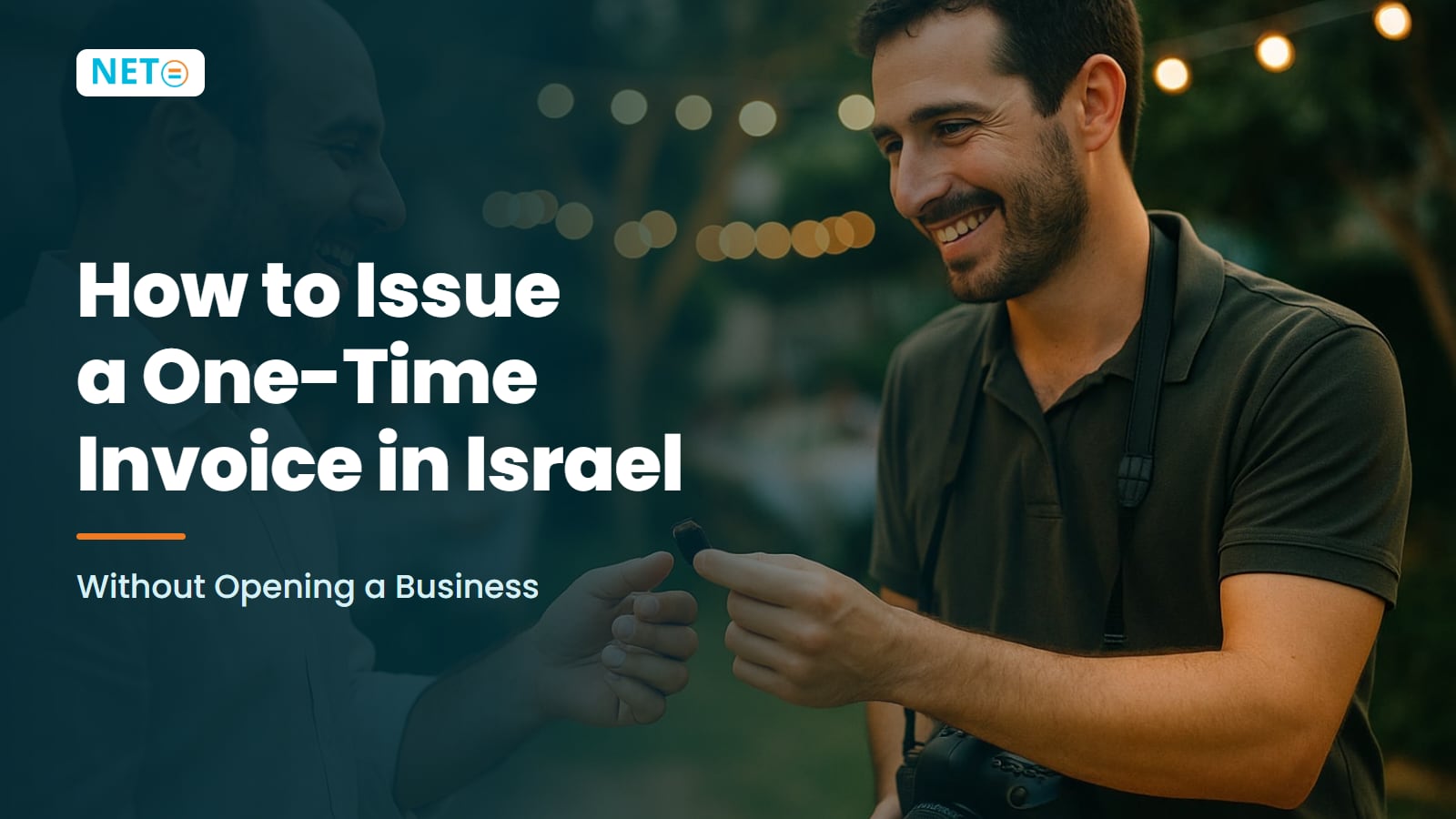 How to Issue a One-Time Invoice in Israel (No Business) · NETO ("נטו עבודה")