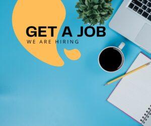 חיפוש עובדים זמניים GET A JOB התחלה של מודעת דרושים