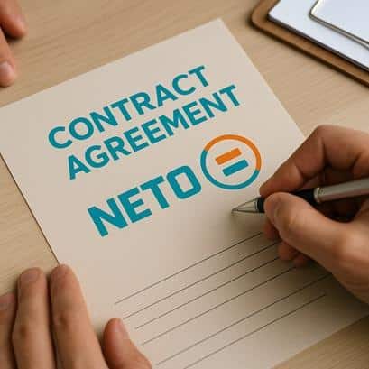 חוזה התקשרות + אפליקציית NETO