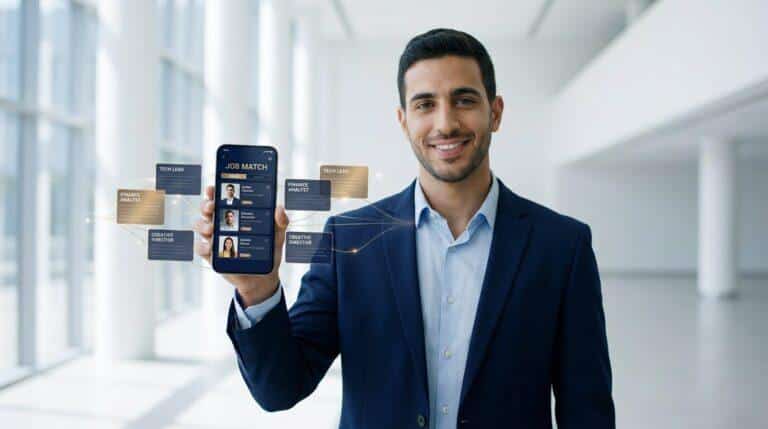 תמונה בחור בחליפה מחזיק פלאפון - חשבונית לשכיר: להוציא חשבונית בלי לפתוח תיק