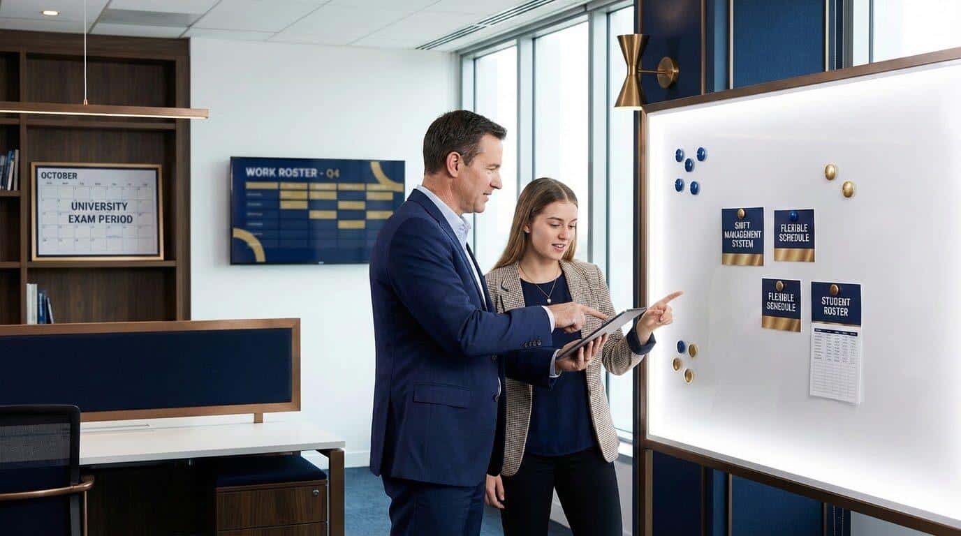 ניהול תקופות מבחנים בהעסקת סטודנטים