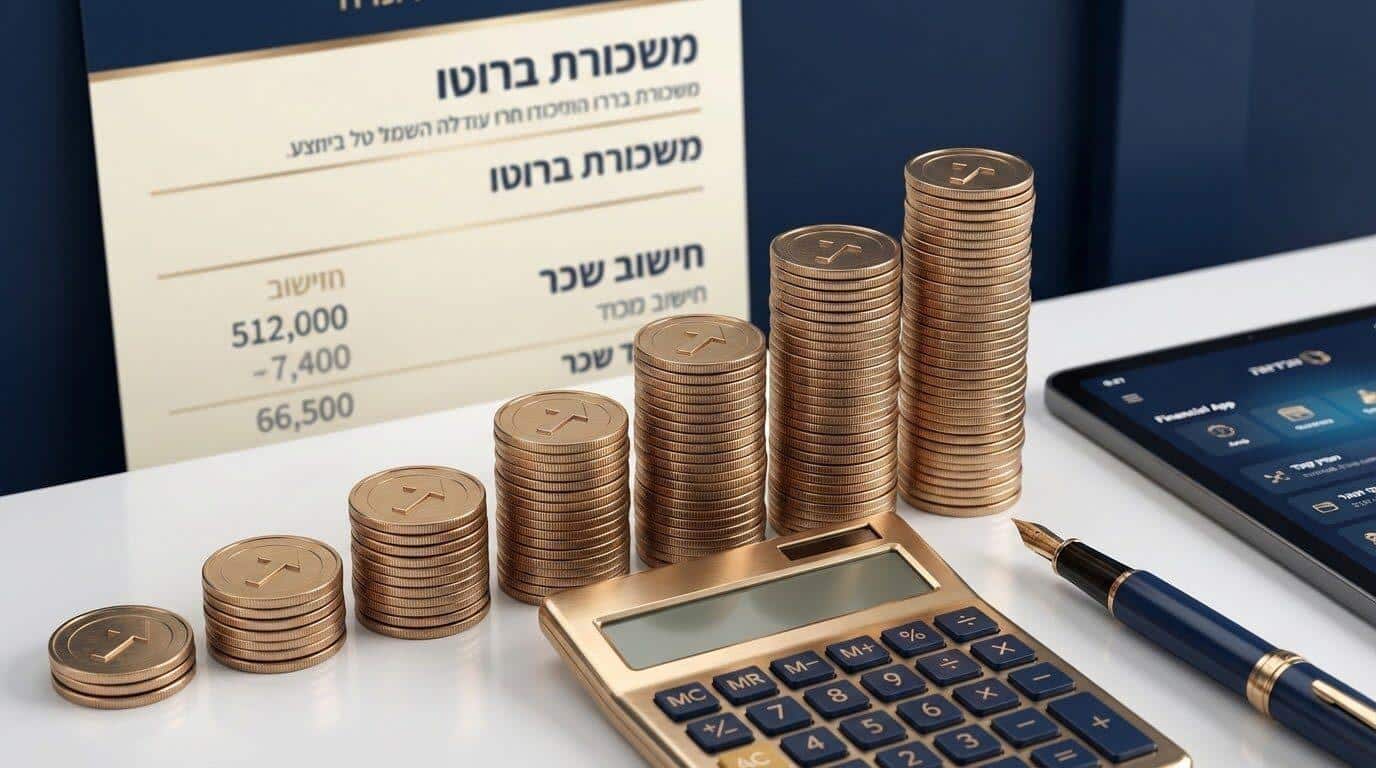 חישוב שכר ברוטו ורכיבי השכר השונים