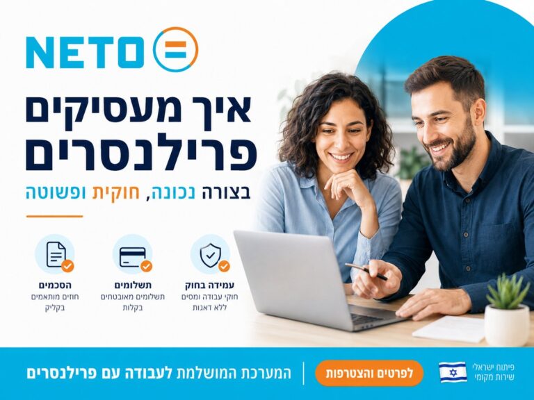 איך מעסיקים פרילנסרים NETO